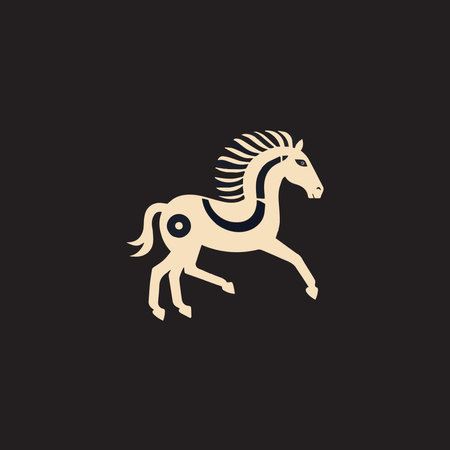 Horse Icon, Vector, Silhouette Designのイラスト素材