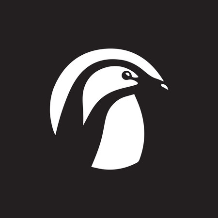 Penguin Clipart vector icon illustration designのイラスト素材