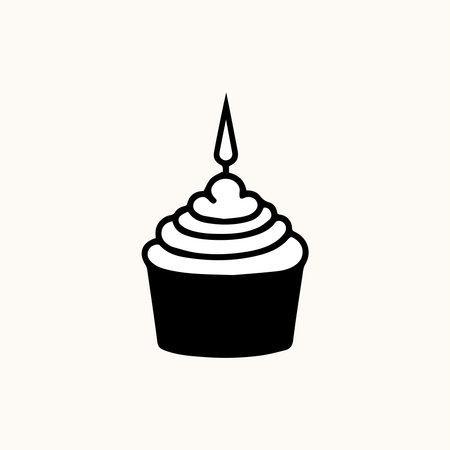 Sweet Cupcakes Shop logo template design vector