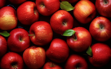 Crisp and Juicy Apples Fresh from the Orchardの素材