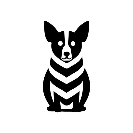 Pet dog logo design concept templateのイラスト素材