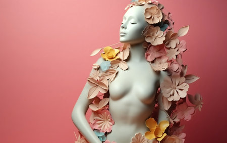 Women health illustration concept designの素材