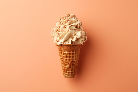 High-Quality Minimalist Stock Photography: Ice Cream Illustrationの素材