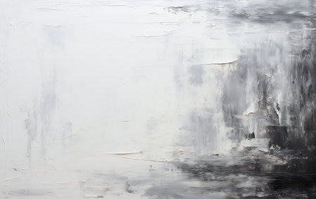 Simplistic Brushstrokes in Black Gray and Silverの素材