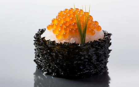 Hyper - Realistic Photography of a uni( sea urchin) sushiの素材