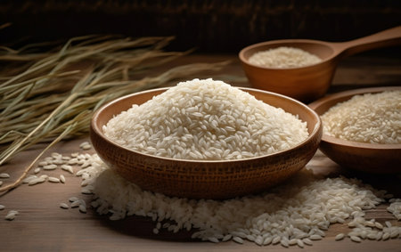 Rice Grain Photography.の素材