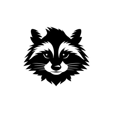 Raccoon Illustration Designのイラスト素材