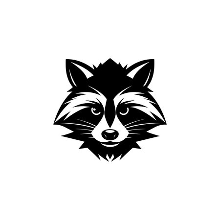 Raccoon Illustration Designのイラスト素材