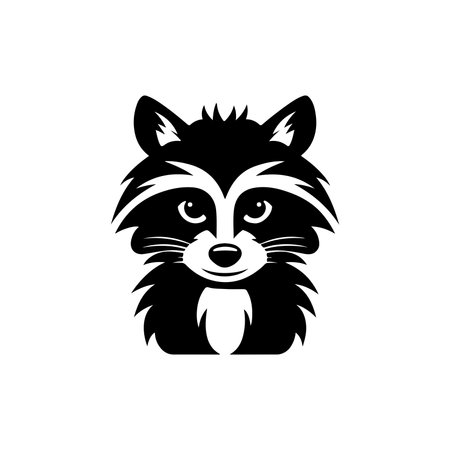Raccoon Icon Designのイラスト素材