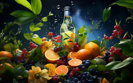 Creative Fruit Drink Campaign.の素材