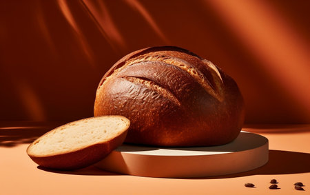 Editorial Simplicity: Pure Minimalism in Bread Photography.の素材