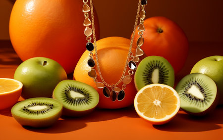 Juicy Orange Pieces Photography.の素材
