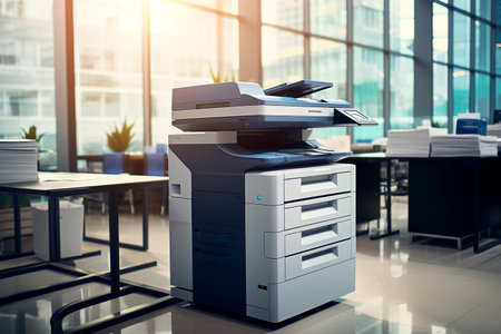 The Modern Photocopier at Work.の素材