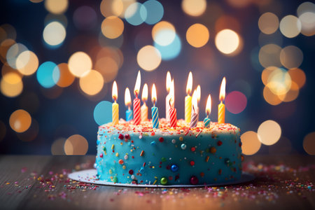 Birthday Cake's Candlelit Beautyの素材