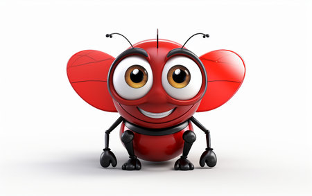 3D Animated Bug Iconの素材