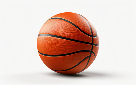 Ball on White Background in High-Resolution Renderの素材