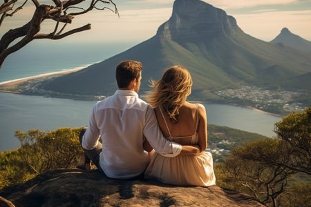 Couple's Majestic Mountain Experience Aiの素材