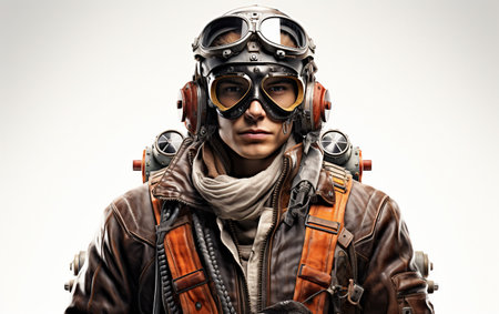 Professional Pilot Illustration.の素材