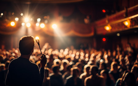 Capturing Audience Reactions with a Microphoneの素材