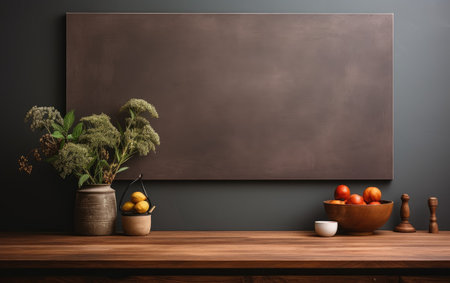 Sleek Kitchen Wall Decor.の素材