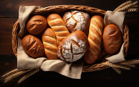 Homemade Bread Selection.の素材