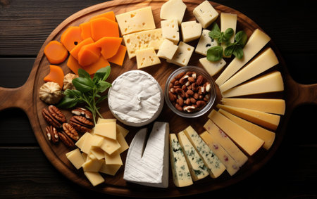 Artisanal Cheese Selection.の素材