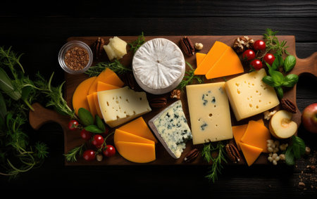Gourmet Cheese Display.の素材