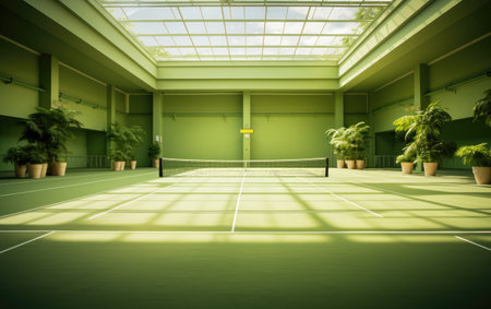 Tropical Tennis Hideaway.の素材