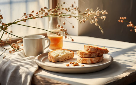 Spotlighting a Breakfast Scene Creationの素材