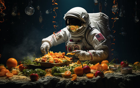 Futuristic Creative Scene.の素材