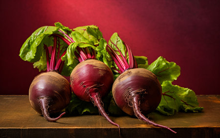 Garden's Harvest: Abstract Beet Artworkの素材