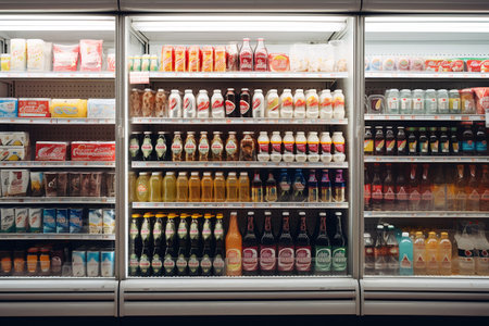 Navigating the Diversity of Products in a Supermarket Generative by Ai.の素材