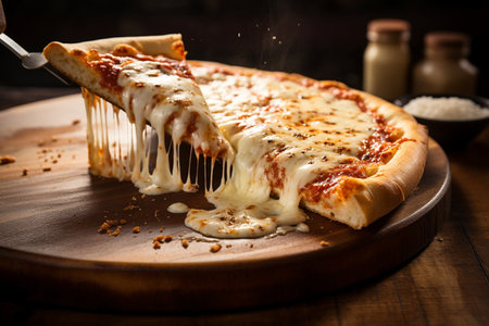 Indulge in the Irresistible Charm of Melting Cheese generative by Ai.の素材