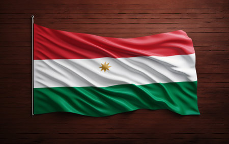 Hungarian Flag in Ultra HDの素材