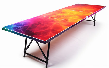Foldable Beer Pong with Vibrant Surfaceの素材
