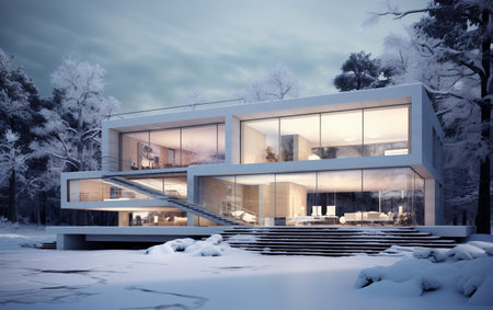Contemporary Winter Retreatの素材