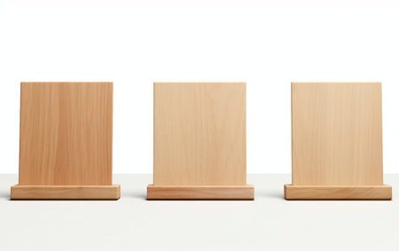 3D Wooden Sign Setの素材