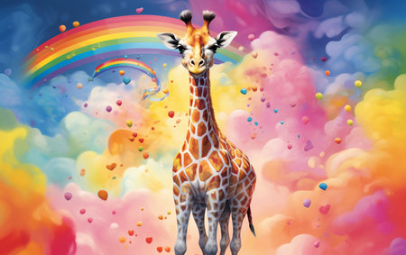 Giraffe Design for Decorの素材