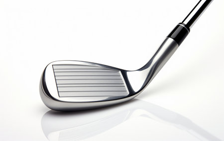Realistic Golf Club on a White Background Generative By Ai.の素材