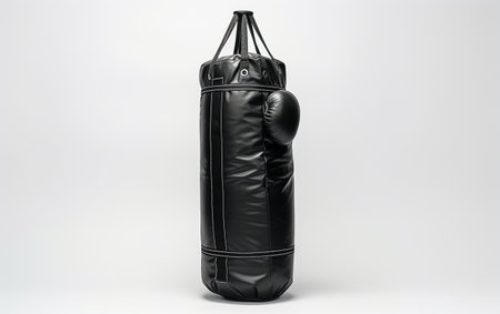 8K Realistic Kickboxing Bag for Ultimate Workouts Generative By Ai.の素材