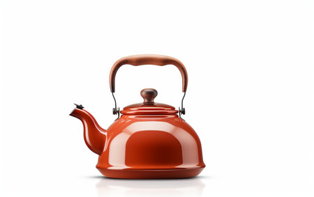 High-Resolution Insight into a Tea Kettle Generative By Ai.の素材