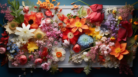 Botanical Elegance in Metallic Containmentの素材