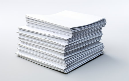 Stack of Exam Answer Booklets in 8K Generative By Ai.の素材