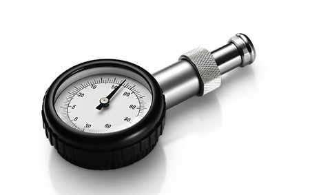 Realistic Pressure Gauge in High-Resolution Glory Generative By Ai.の素材