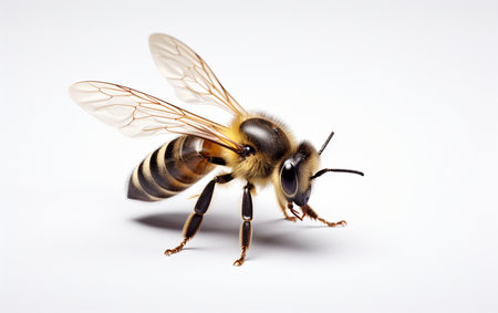 Realism of the Honey Bee Generative By Ai.の素材