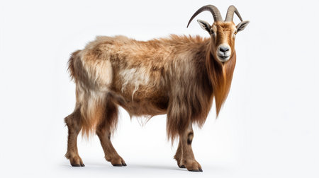 Majestic Wild Goat Illustrationの素材