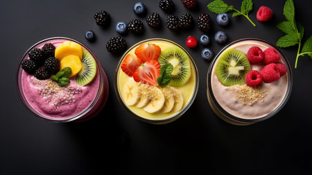 Rainbow of Fruit Smoothiesの素材