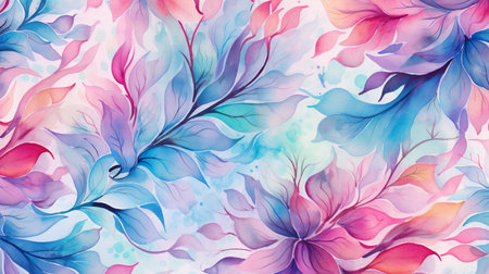 Watercolor Blossom designの素材