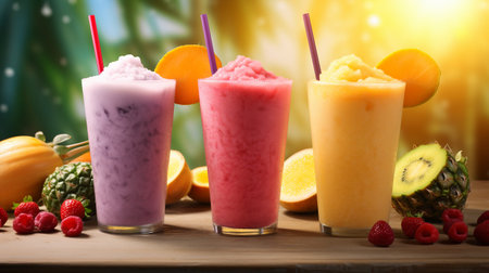 Flavorful Fruit Smoothieの素材