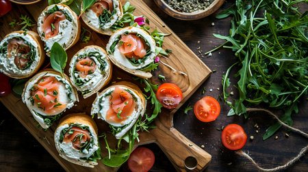 Salmon and Cream Cheeseの素材